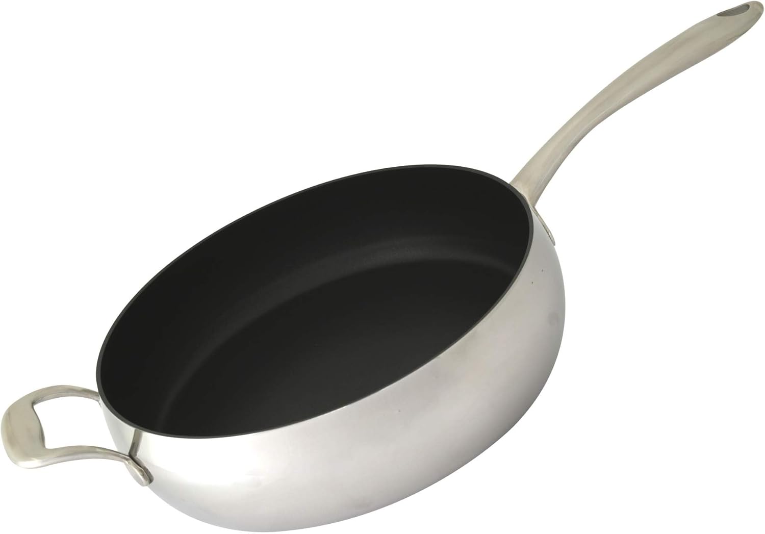 Cucina und Tavola Deluxe 28cm Stainless Induction Frying Pan