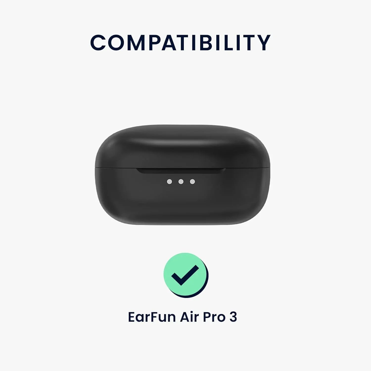 EarFun Black Protective Silicone Case for Air Pro 3 - Gomix Brands Outlet