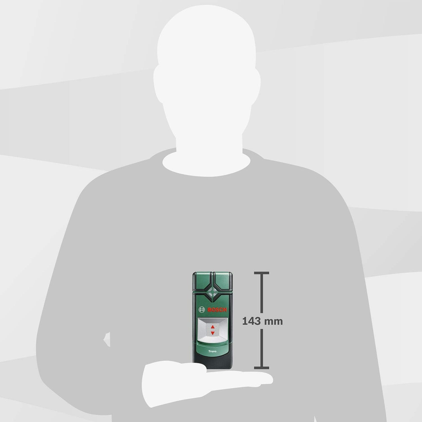 Bosch Truvo Digital Wall Scanner Detector - Pinpoint Wires, Metal, Studs
