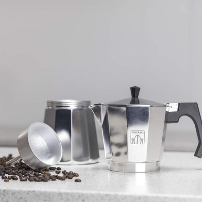 Cecotec Mokclassic 600 Shiny 6-Cup Aluminum Espresso Maker
