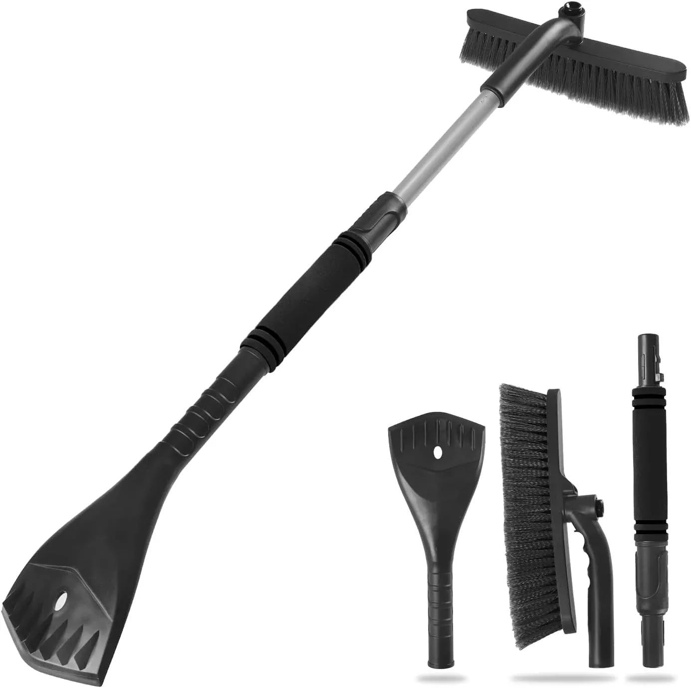 Rest-Eazzzy Extendable 2-in-1 Snow Brush and Ice Scraper for Cars AND GLOVES - Gomix Brands Outlet