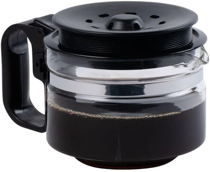 Fackelmann Universal Glass Coffee Pot Carafe, Adjustable Lid for 9-12 Cups