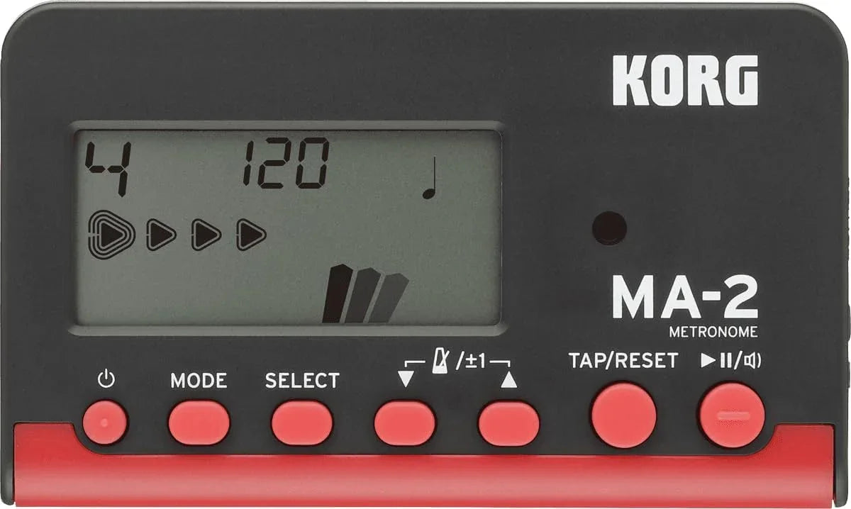Korg MA-2 Digital Metronome for Orchestral Instruments Black and Red - Gomix Brands Outlet