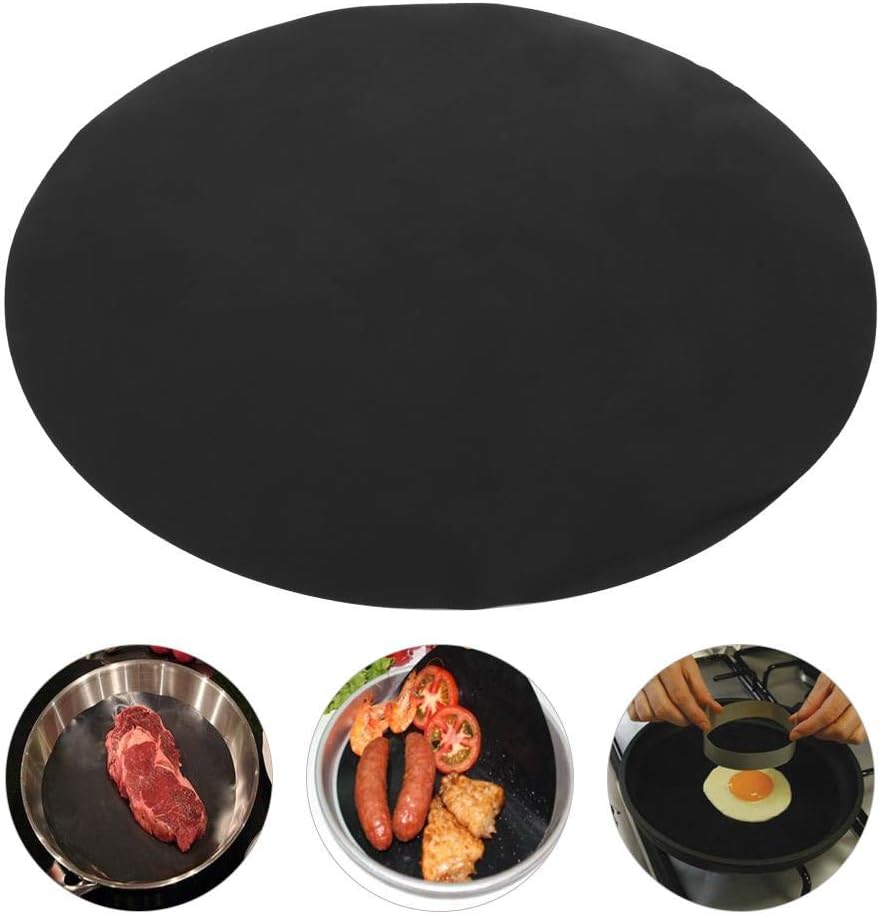 Fdit PTFE Nonstick Frying Pan Liners 10 Pack 24cm