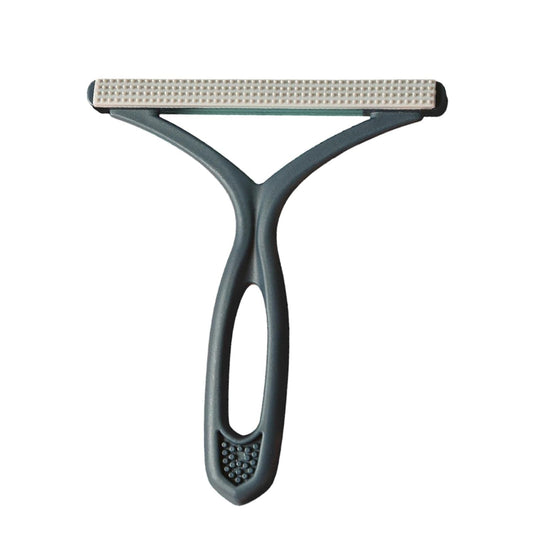 Blue Portable Double-Sided Lint Remover Brush for Pet Hair