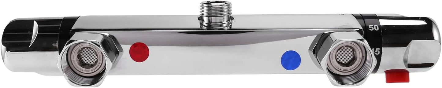 Sreuyong Thermostatic Bar Shower Mixer Valve with Anti-Scald Control