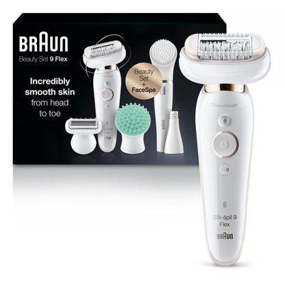 Braun Silk‑épil 9 Flex 9‑300 Beauty Set – Flexible Wet/Dry Epilator