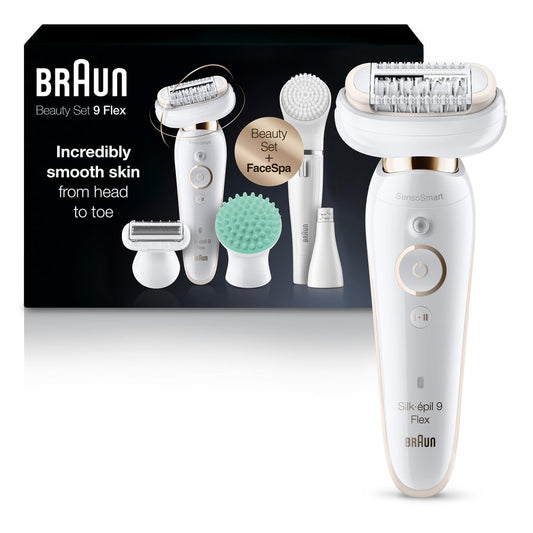 Braun Silk‑épil 9 Flex 9‑300 Beauty Set – Flexible Wet/Dry Epilator