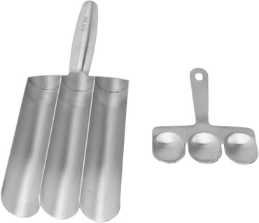 Stainless Steel Triple Scoop Meatball Maker – Versatile Kitchen Tool