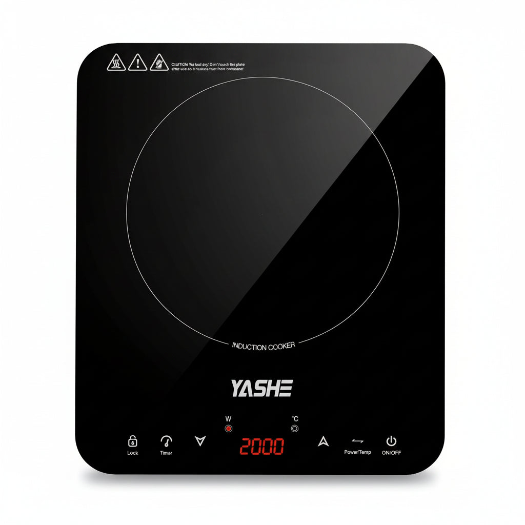 Single Induction Hob 2000W Cooktop Black FS-IC018