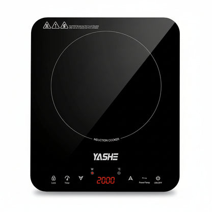 Single Induction Hob 2000W Cooktop Black FS-IC018