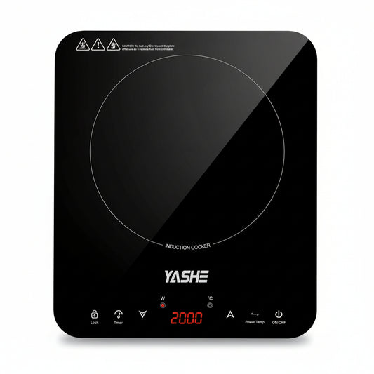 Single Induction Hob 2000W Cooktop Black FS-IC018