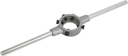 Aexit Adjustable M12-M16 Round Die Stock Holder with 12.2" Handle