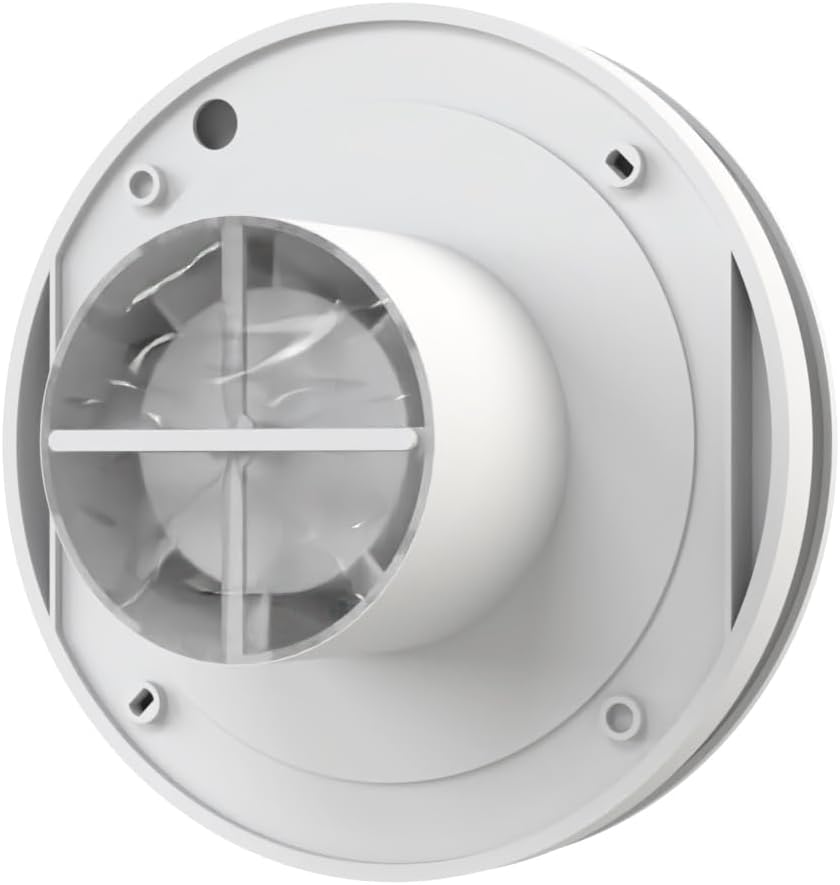 Plikc ARIO W Wi‑Fi Wall Exhaust Fan 90 mm Ø White