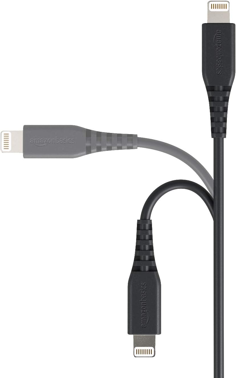 Amazon Basics Lightning to USB Cable 6ft Black