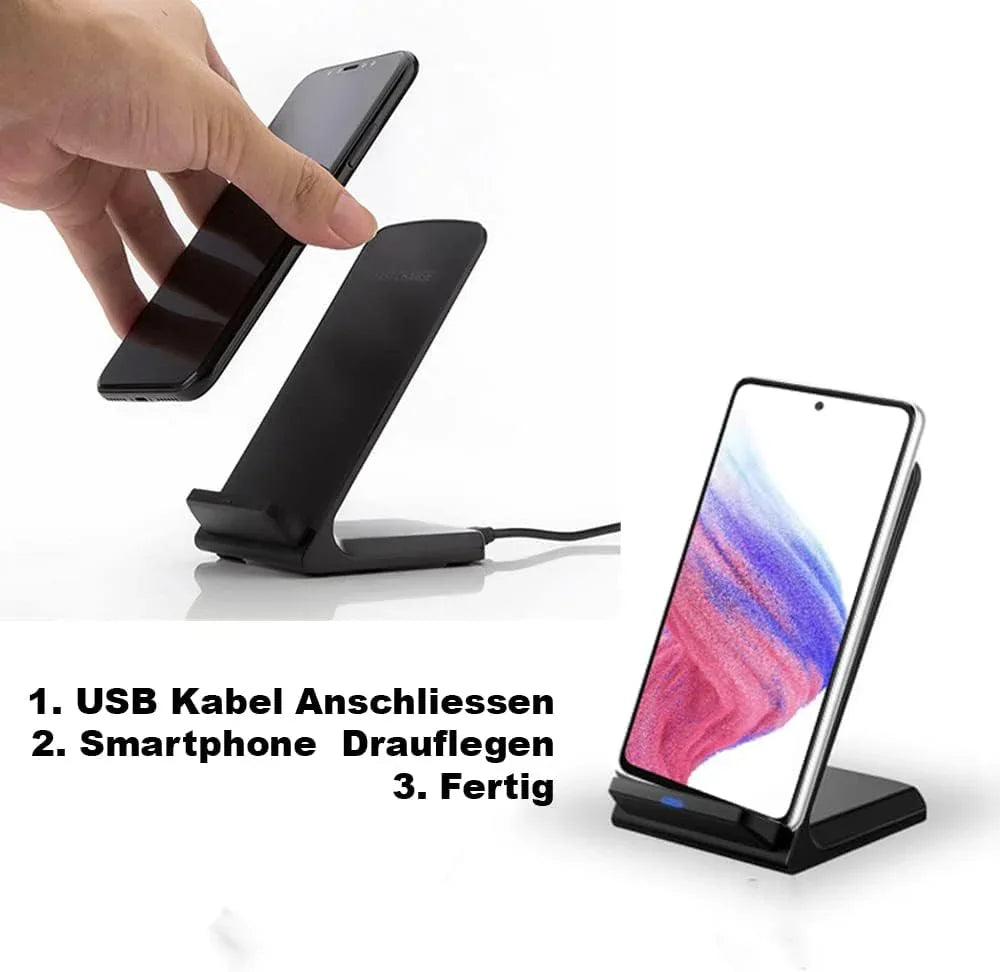 Okaymobile Qi Wireless Fast Charger for Gigaset Nokia Samsung Phones - Gomix Brands Outlet