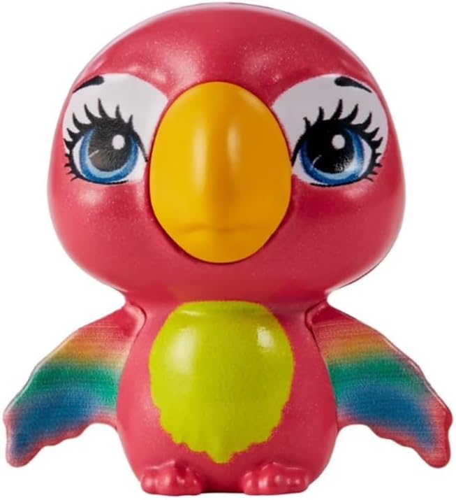 Enchantimals Peachy Parrot Doll 4in with Chatter Pet