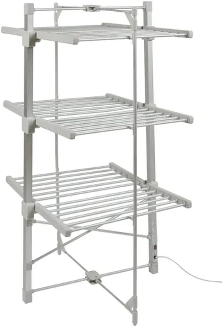 Novostyl Heated Deluxe 3‑Tier Tower Airer with Energy‑Saving Cover