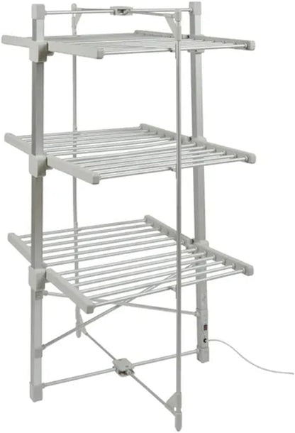 Novostyl Heated Deluxe 3‑Tier Tower Airer with Energy‑Saving Cover