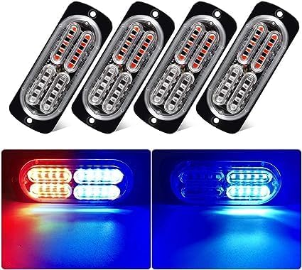 SHANJIA LED-20T 20LED Car Side Marker Lights 4-Pack