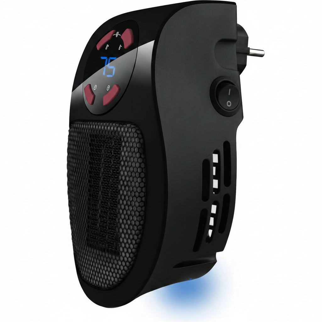Taurus Tropicano Plug Mini Ceramic Heater 500W Black