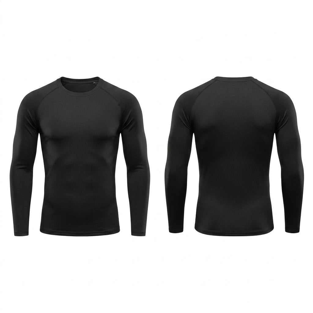 Men's Compression Shirt Long Sleeve Sports Training Top