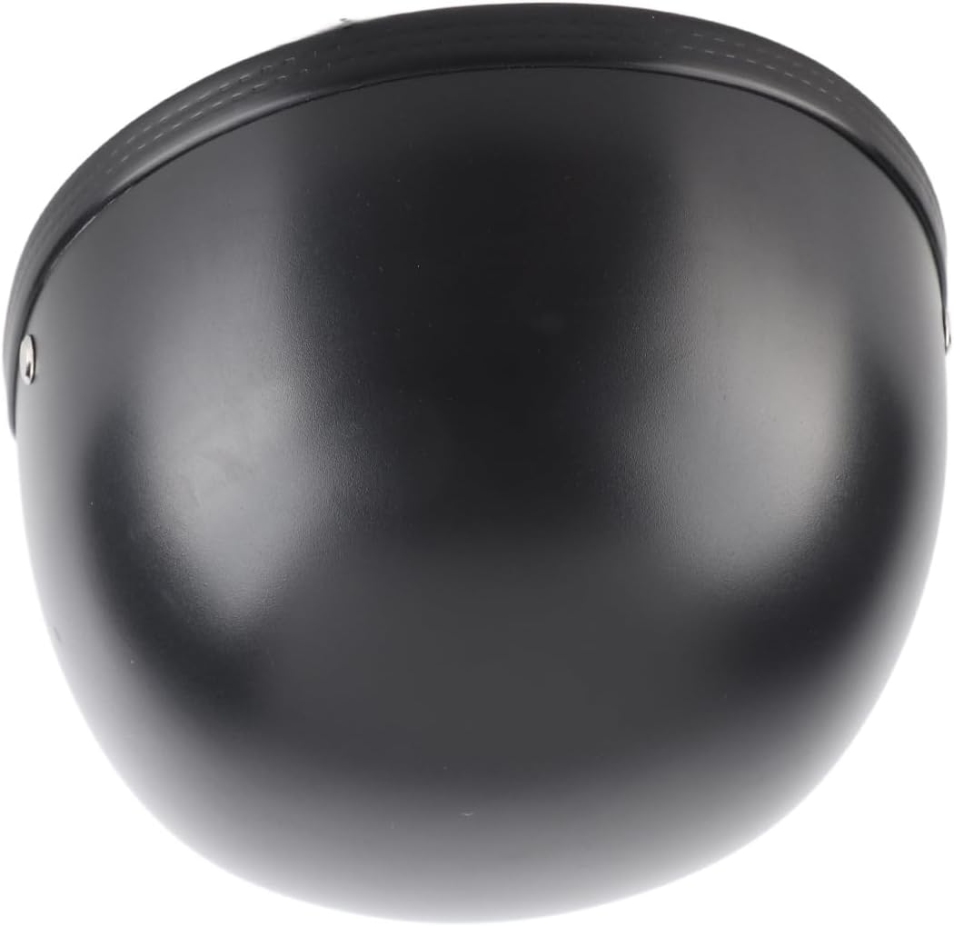 56-64cm Motorcycle Half Helmet FRP Matte Black Unisex Retro Open-Face