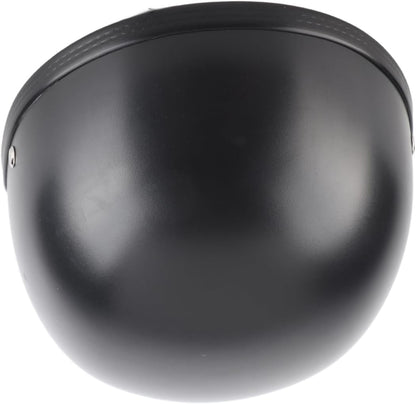 56-64cm Motorcycle Half Helmet FRP Matte Black Unisex Retro Open-Face