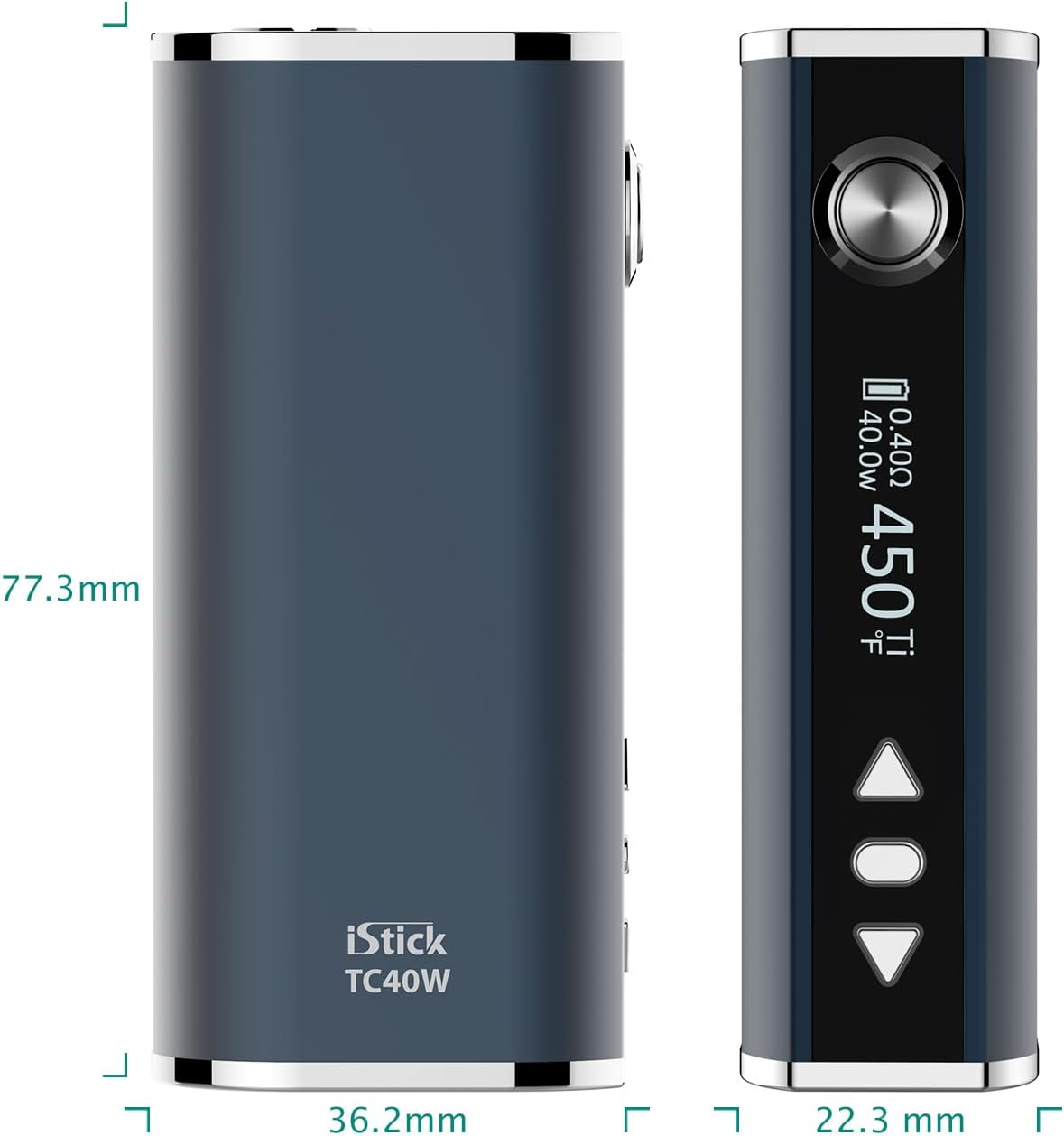 Eleaf Vape Istick TC 40W Box MOD: 2600mAh Metal, Portable, Energy-Saving Vaping