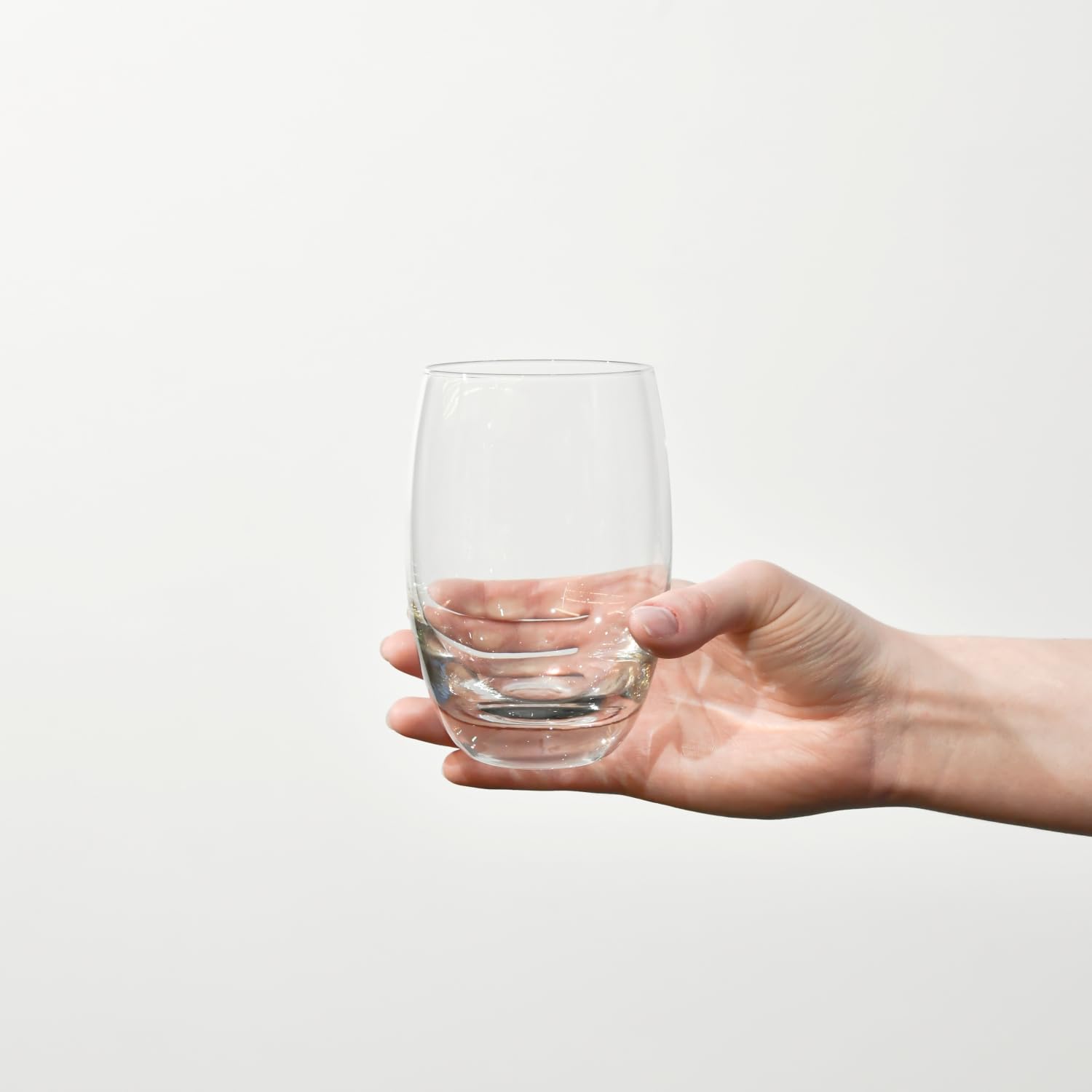 KROSNO 360ml Large Crystal Water & Juice Tumbler Set