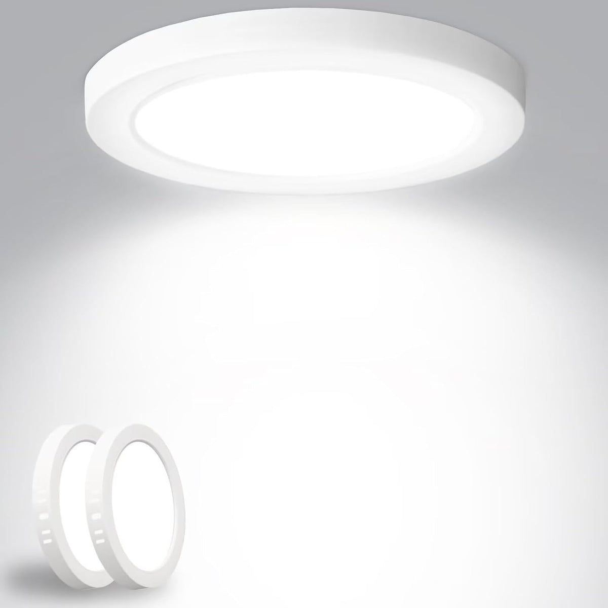 Yexati LED Ceiling Light 18W 1800LM IP44 6500K Ø22 cm