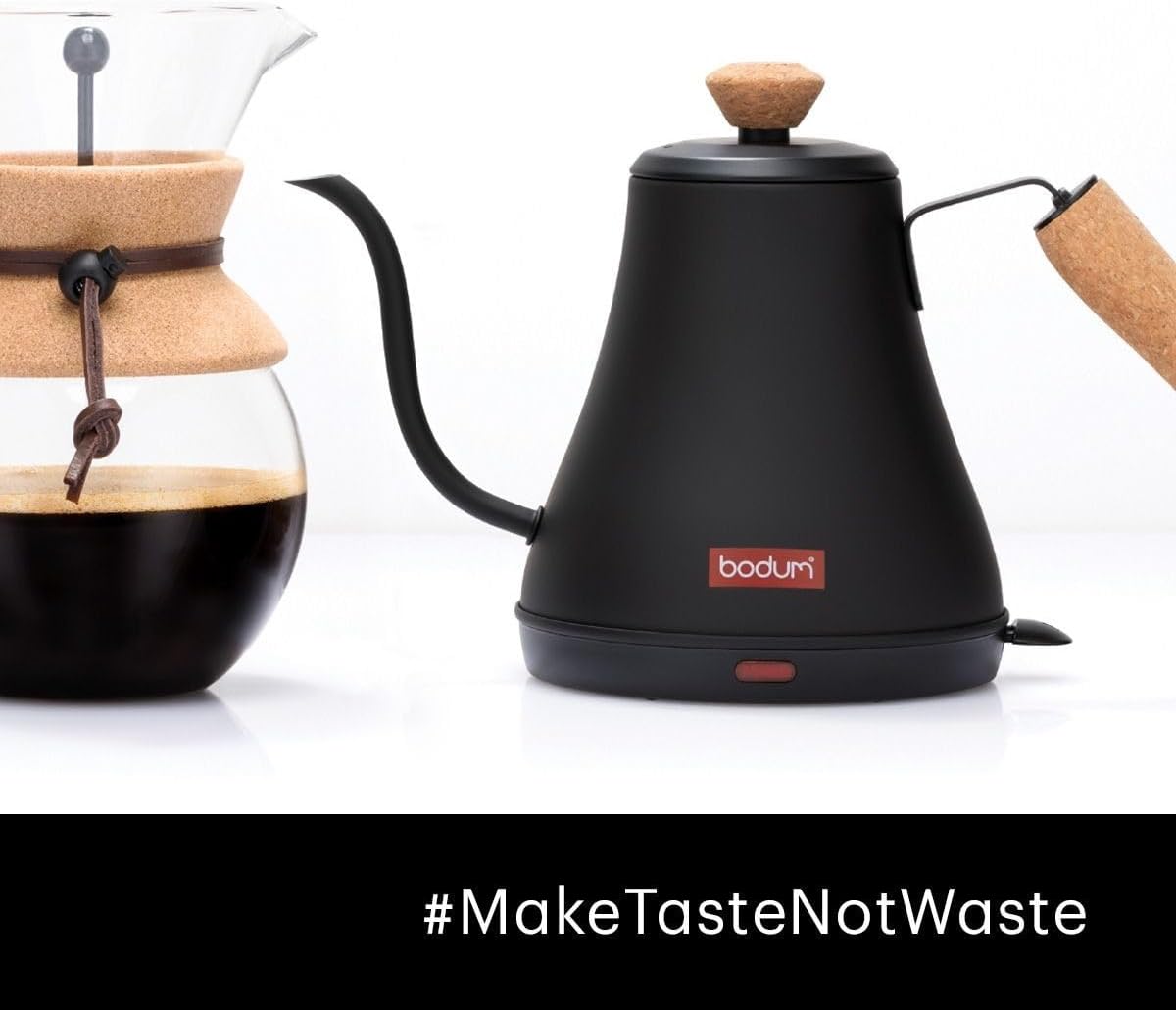 Bodum Melior 11883-259EURO Electric Gooseneck Kettle 1000W Matt Black