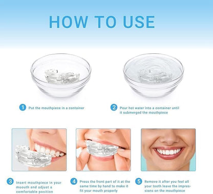 AILISK Pro Anti Snore Mouth Guard Custom-Fit Lightweight White