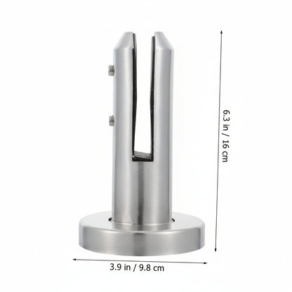Tofficu Stainless Steel Glass Panel Clamp for Balcony Garden Pool