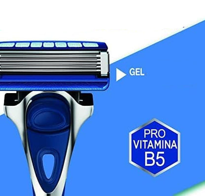 Wilkinson Sword Hydro 5 Skin Regular Protection – 5 Sheet Razor with 13 Refills and Pro‑Vitamin B5 Gel
