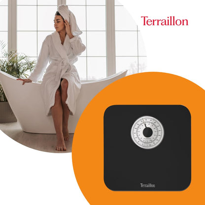 Terraillon Nautical Black Mechanical Scale 150kg Large Dial