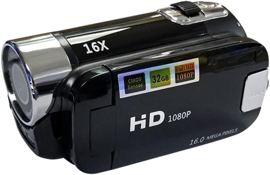 Andoer 111 Portable 1080P HD Digital Video Camera Camcorder 16MP 2.7-Inch LCD 16X Zoom