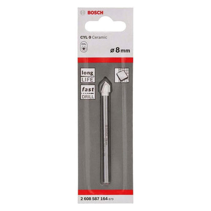 Bosch CYL-9 SoftCeramic Tile Drill Bit 8 mm × 80 mm