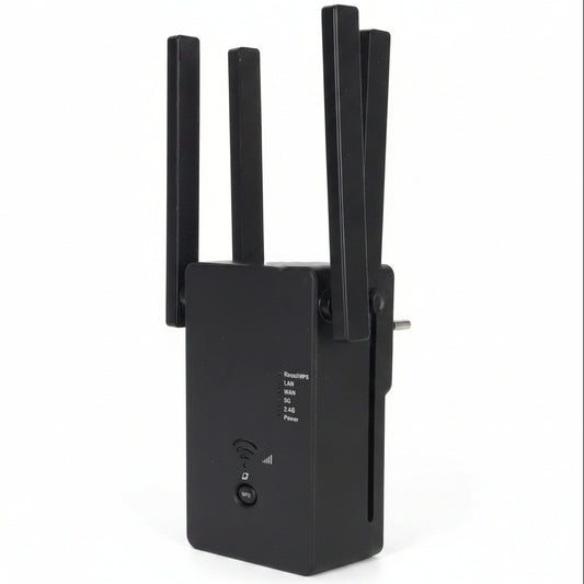 Zunate 1200 Wireless Router Wi-Fi Wall Plug in Home Internet Model AC1200M