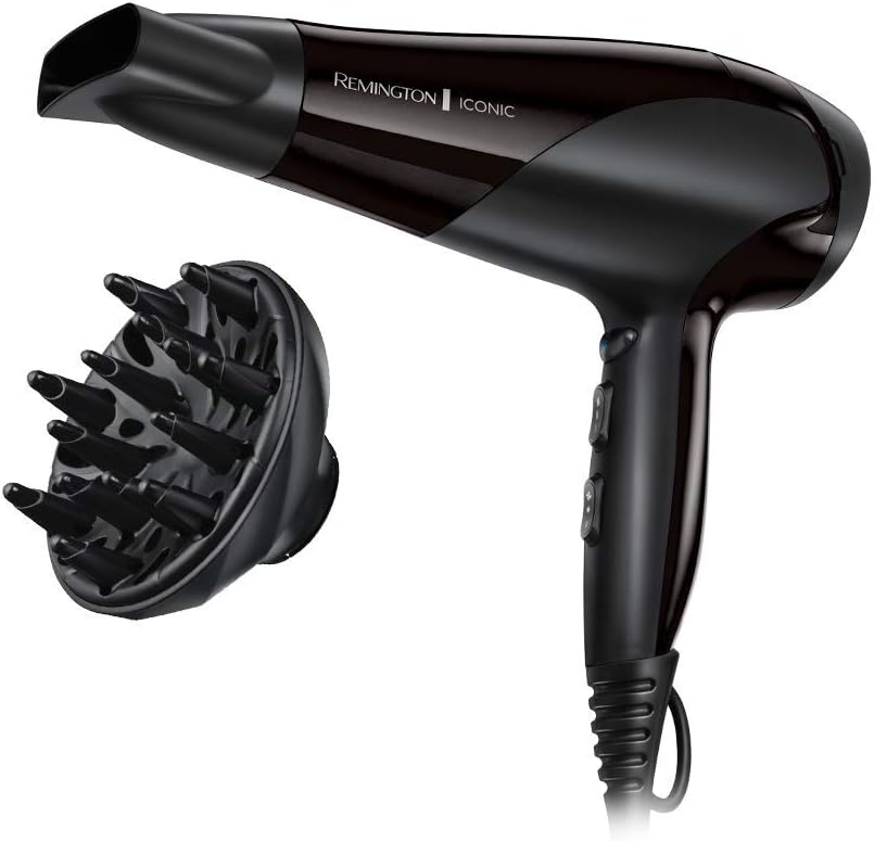 Remington Ionic 2200W Hair Dryer with Diffuser & Concentrator