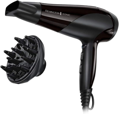 Remington Ionic 2200W Hair Dryer with Diffuser & Concentrator