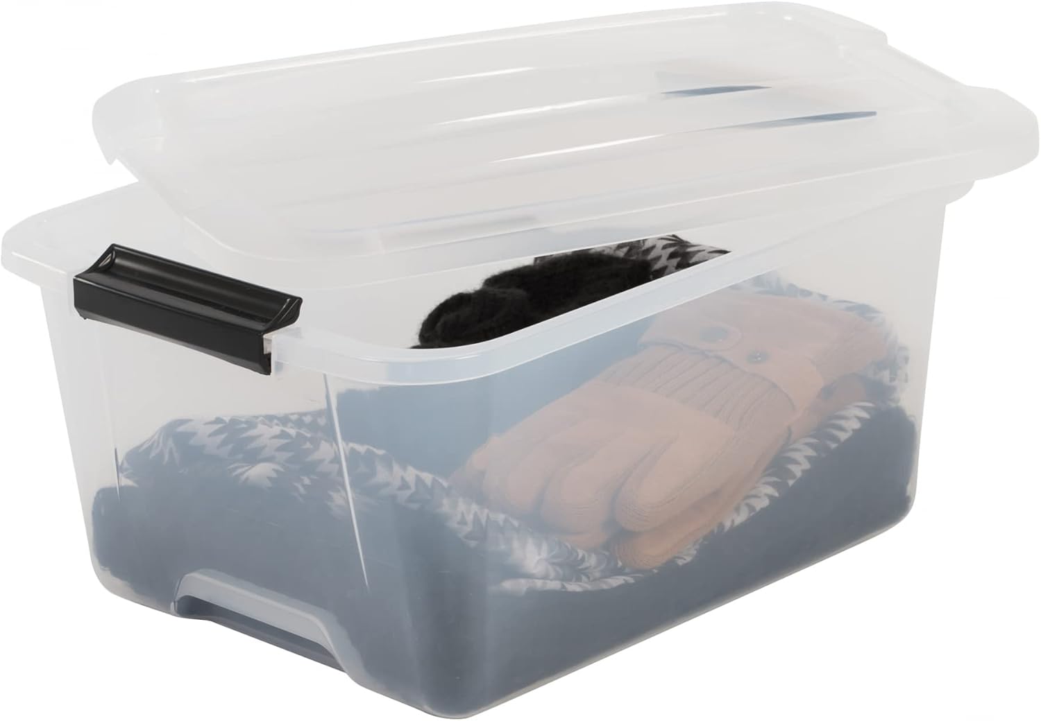 Iris Ohyama Top Box Transparent Storage 15L
