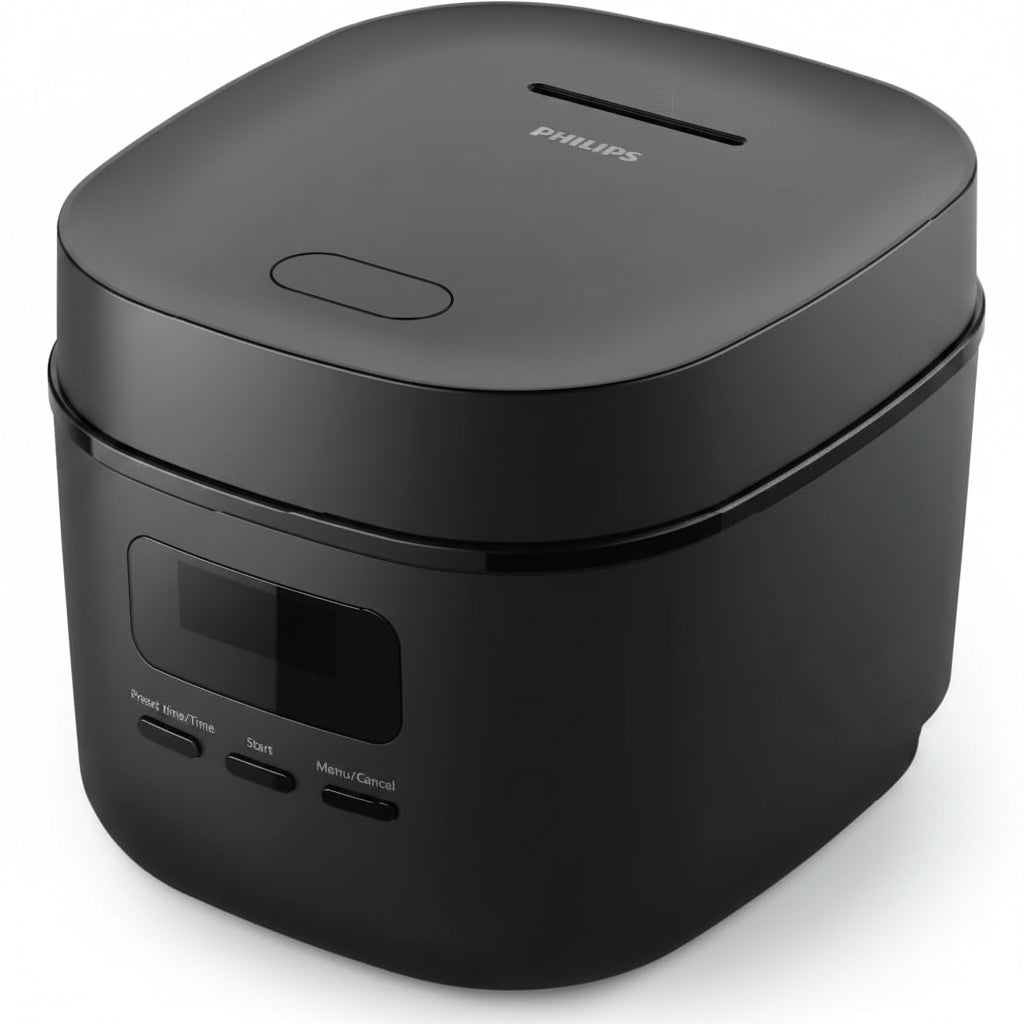 Philips Mini Rice Cooker 3000 Series 0.54L 5 Functions Black – Gomix ...