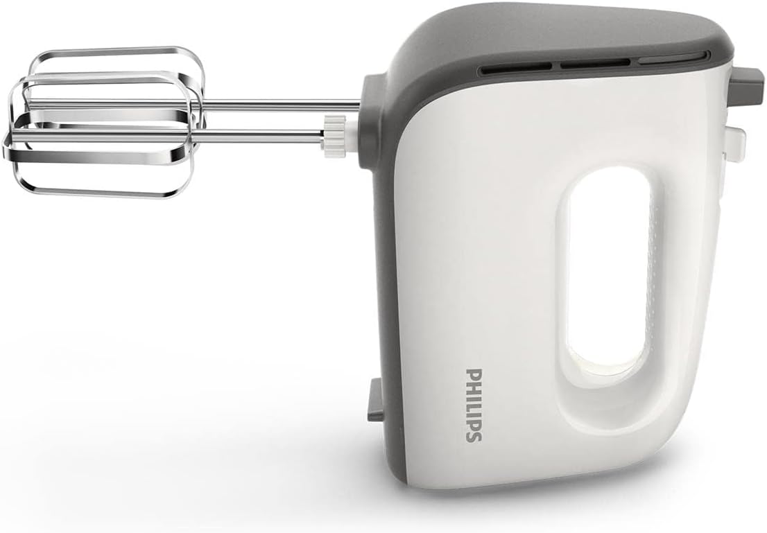 Philips Hand Mixer 450W 5 Speeds Turbo White