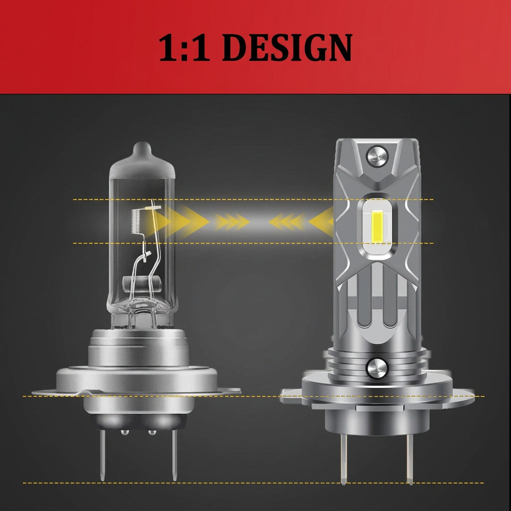 Mefluctuate GMWAG-H7202409 H7 Halogen Car Bulbs 55W 6000K 2-Pack