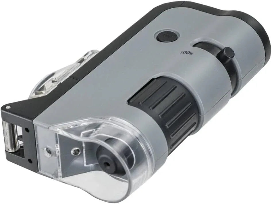 Carson MicroFlip 100x-250x Pocket Microscope with Smartphone Adapter - Gomix Brands Outlet
