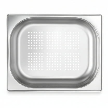 HENDI 807323 Perforated Gastronome Tray GN 1/2 Stainless Steel