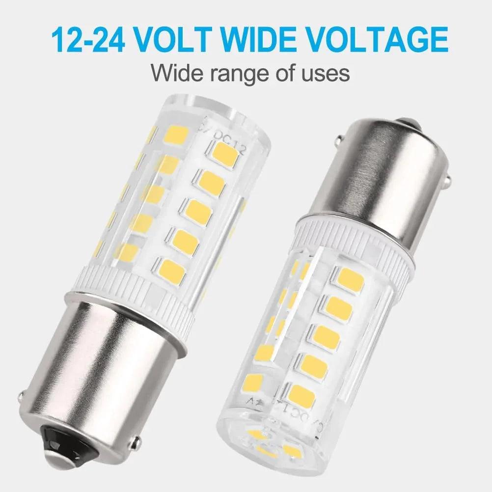 HRYSPN 4-Pack 1156 BA15S LED Bulb 12V-24V Daylight White - Gomix Brands Outlet