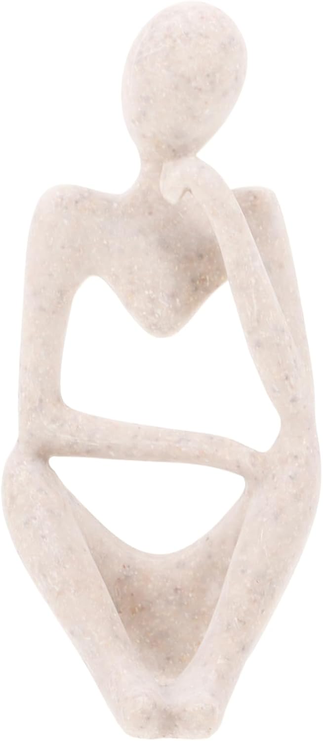 Alipis Resin Abstract Thinker Statue for Aquarium and Home Décor