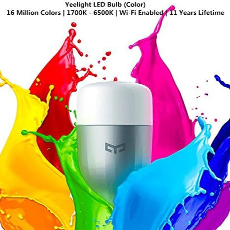 Yeelight 9W Smart LED Bulb 16M Colors WiFi